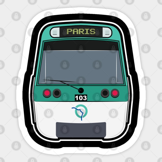 RATP MF77 Sticker by MILIVECTOR